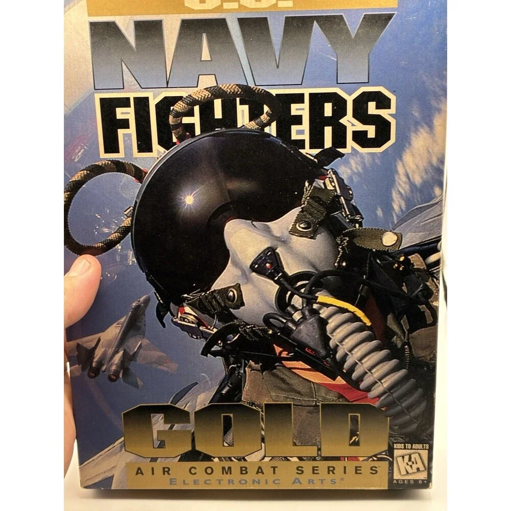 U.S. Navy Fighters Gold: Pre-Owned PC Game 1995 W/ Original Receipt And Inserts